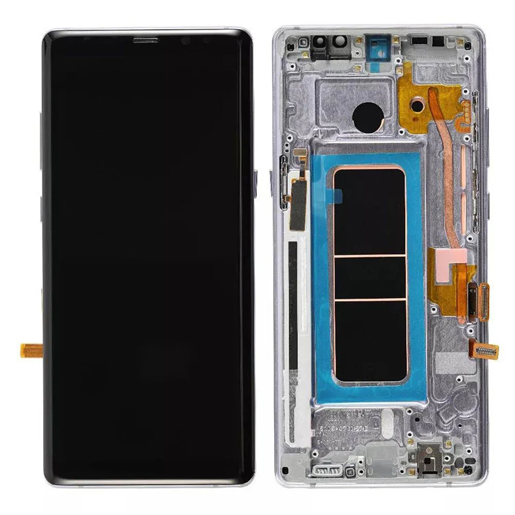 Samsung Galaxy Note 8 LCD OLED -näytön näytön digitoijakokoonpanoon kehyksellä